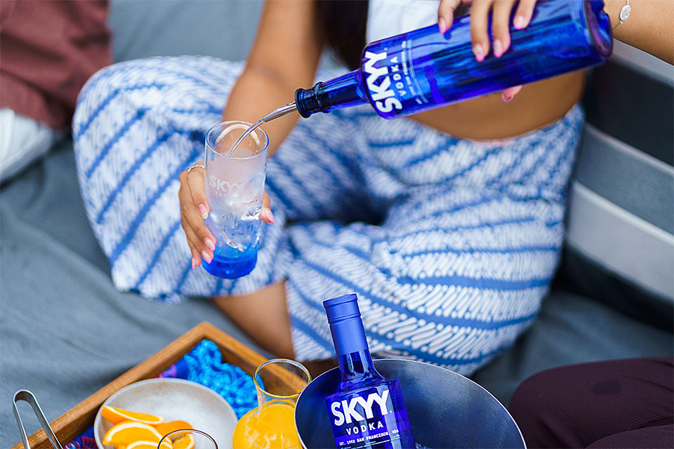 Skyy Blue スカイブルー スタイリッシュカクテル